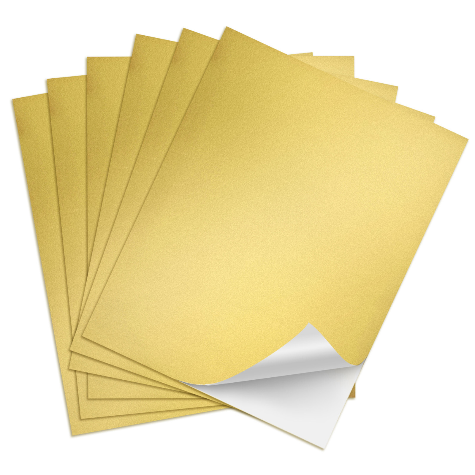 60 Sheets Koala Gold Sticker Paper for Inkjet & Laser Printers 8.5×11 , Cutable