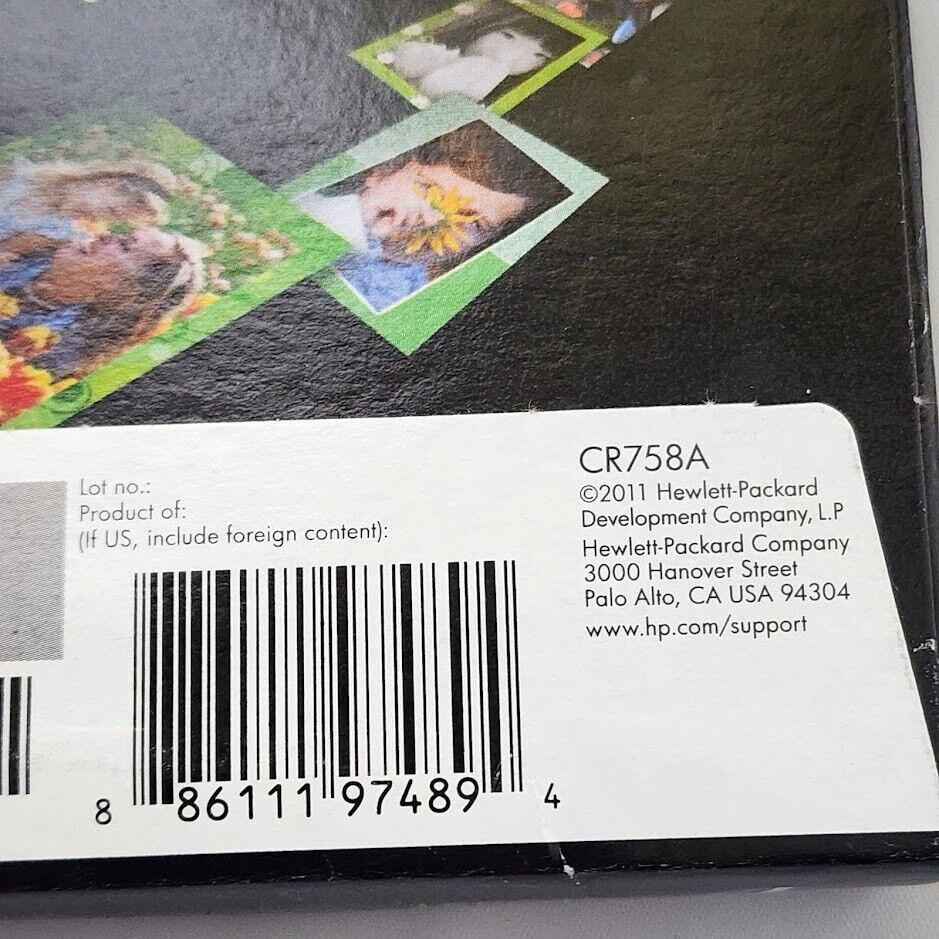 HP Everyday Photo Paper 4 x 6 Glossy 50 Sheets HP CR758A Works with All Inkjet