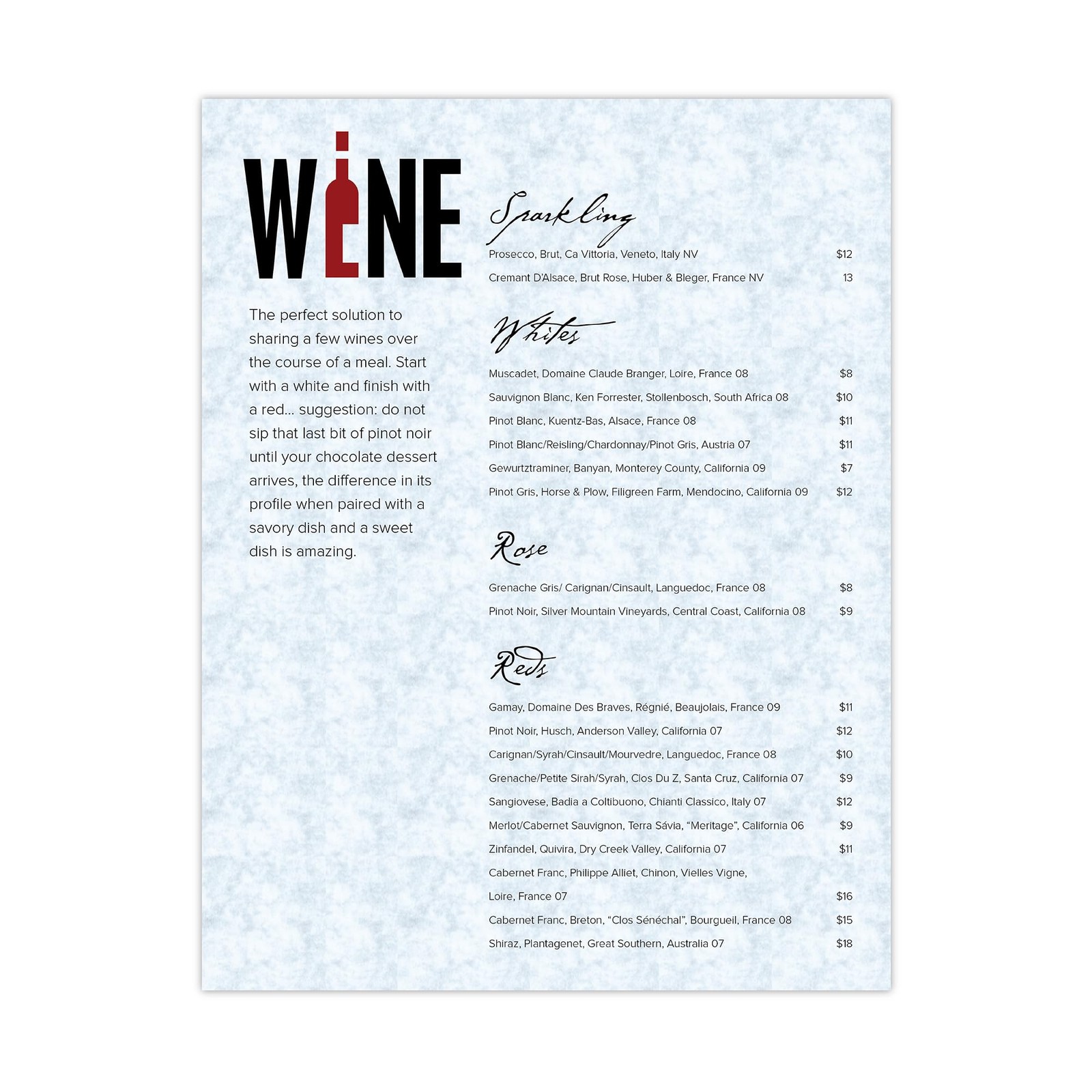 8.5-inch x 11-inch Specialty Paper, 24 lbs., 100 Brightness, 500/Box (964C)