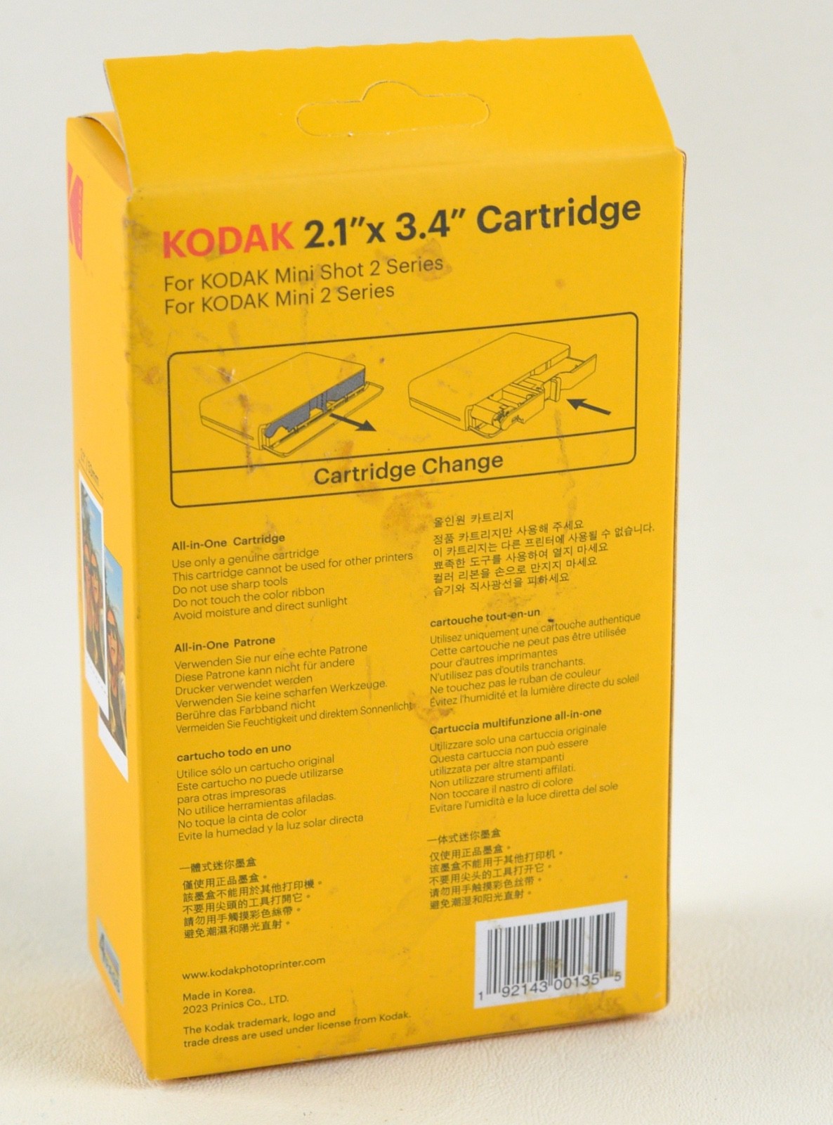 Kodak Instant Print 2.1″x 3.4″ Cartridges New & Sealed for Mini Shot 2