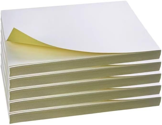 Tear-Resistant Sticker Paper with Strong Adhesive – 40 Sheets for DIY Projects