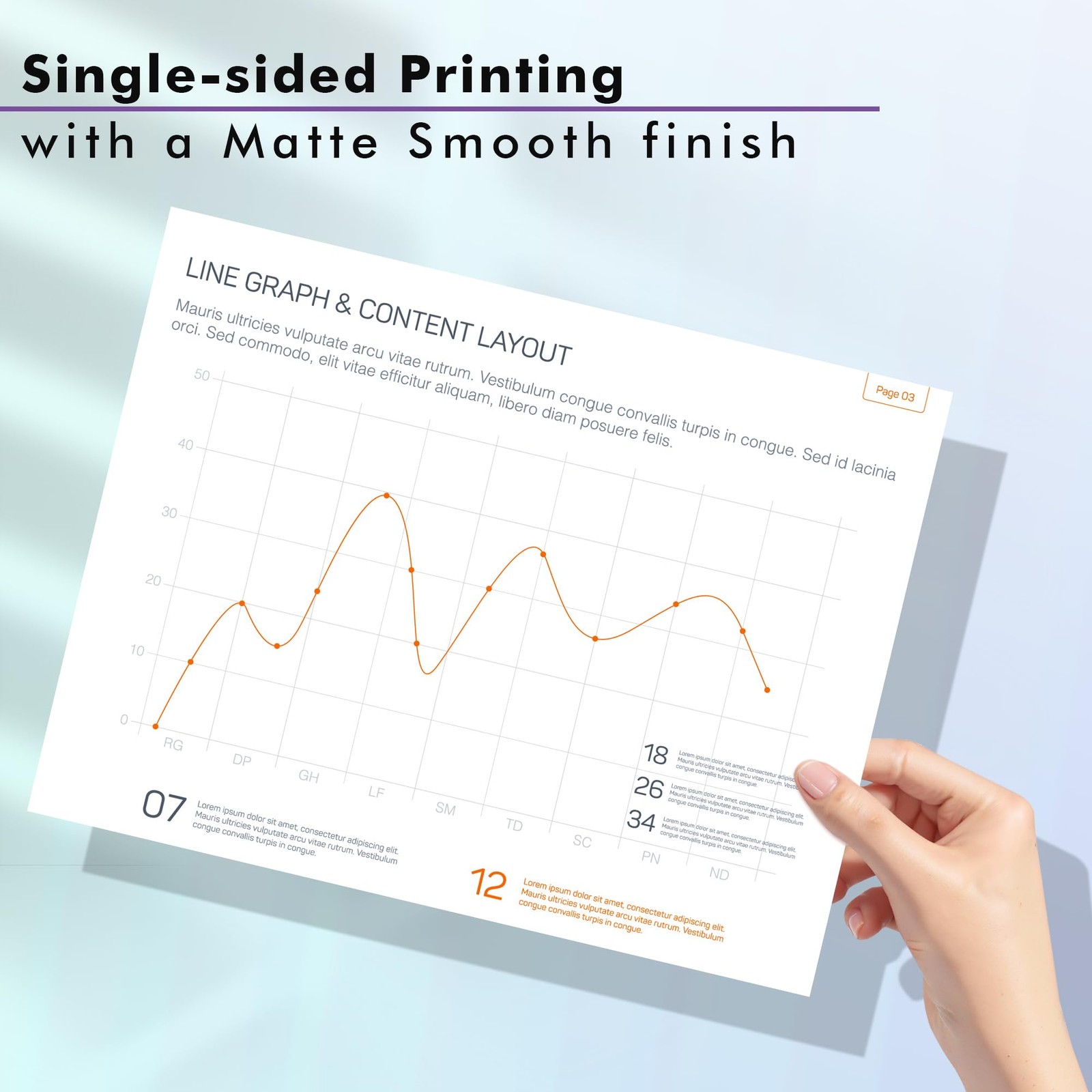 Koala 48LB Matte Coated Inkjet Presentation Paper 8.5×11 In 100 Sheets
