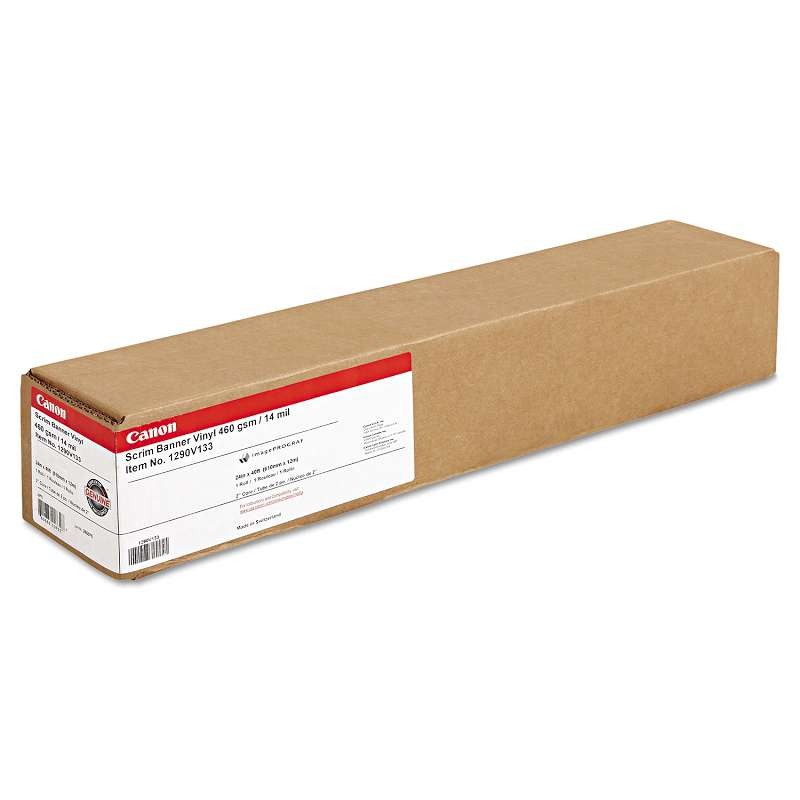 Canon® Scrim Vinyl Banner, 24 x 40 feet, Roll
