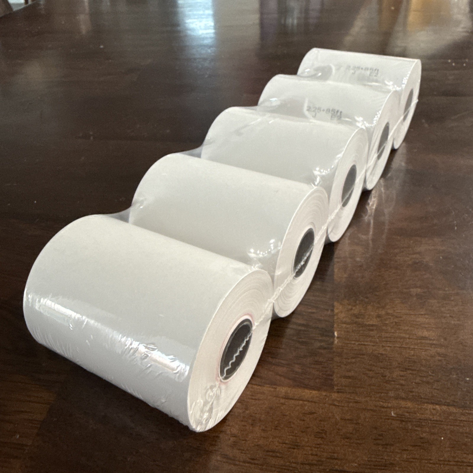 (5 Rolls) 2 1/4 x 85ft Thermal Paper Receipt Rolls 2.25 x 85 ft, 5 ROLLS, white