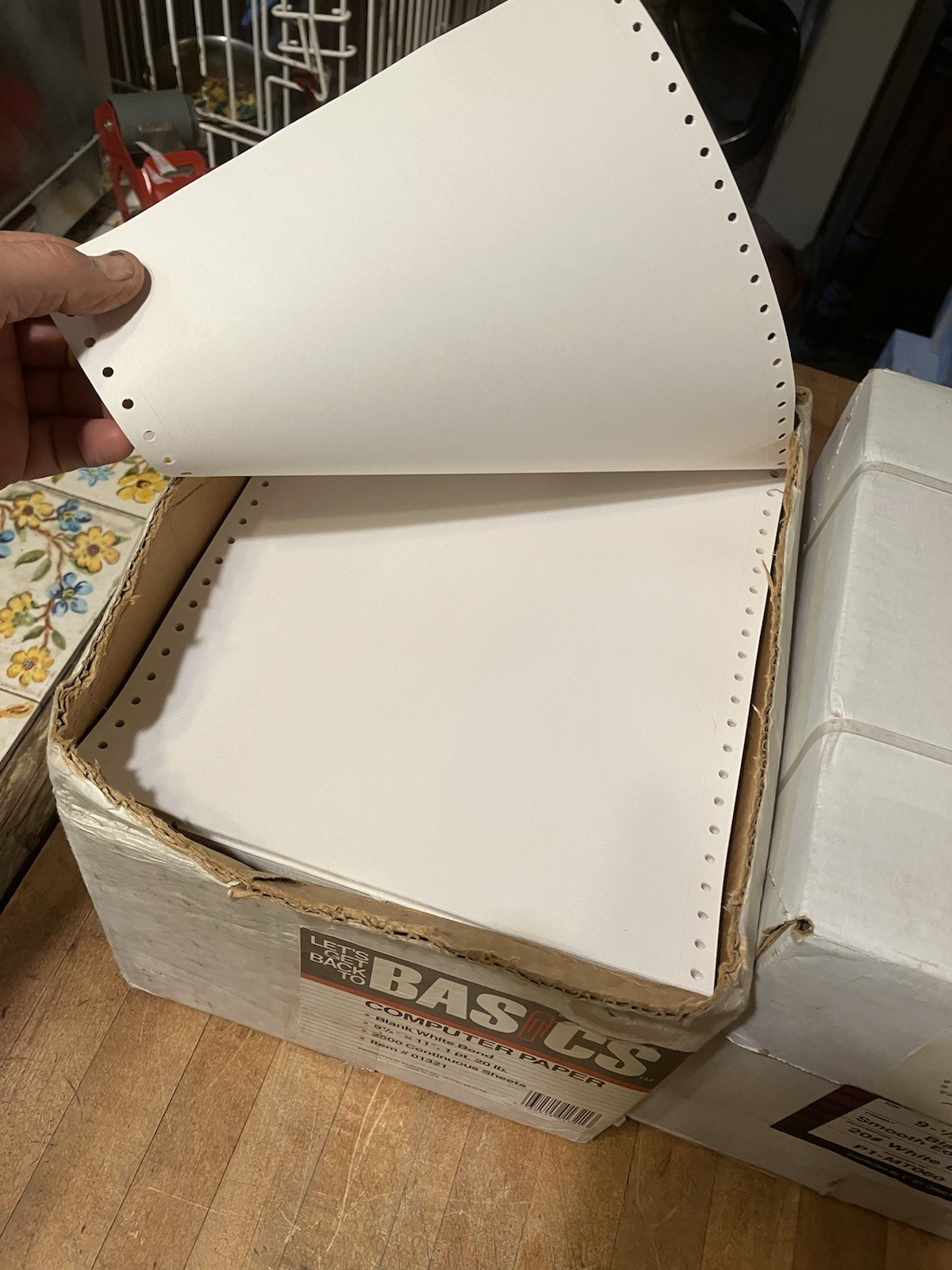 Approx. 4400 + Sheets Continuous Computer Paper 9.5 X 11 for Dot Matrix Printer