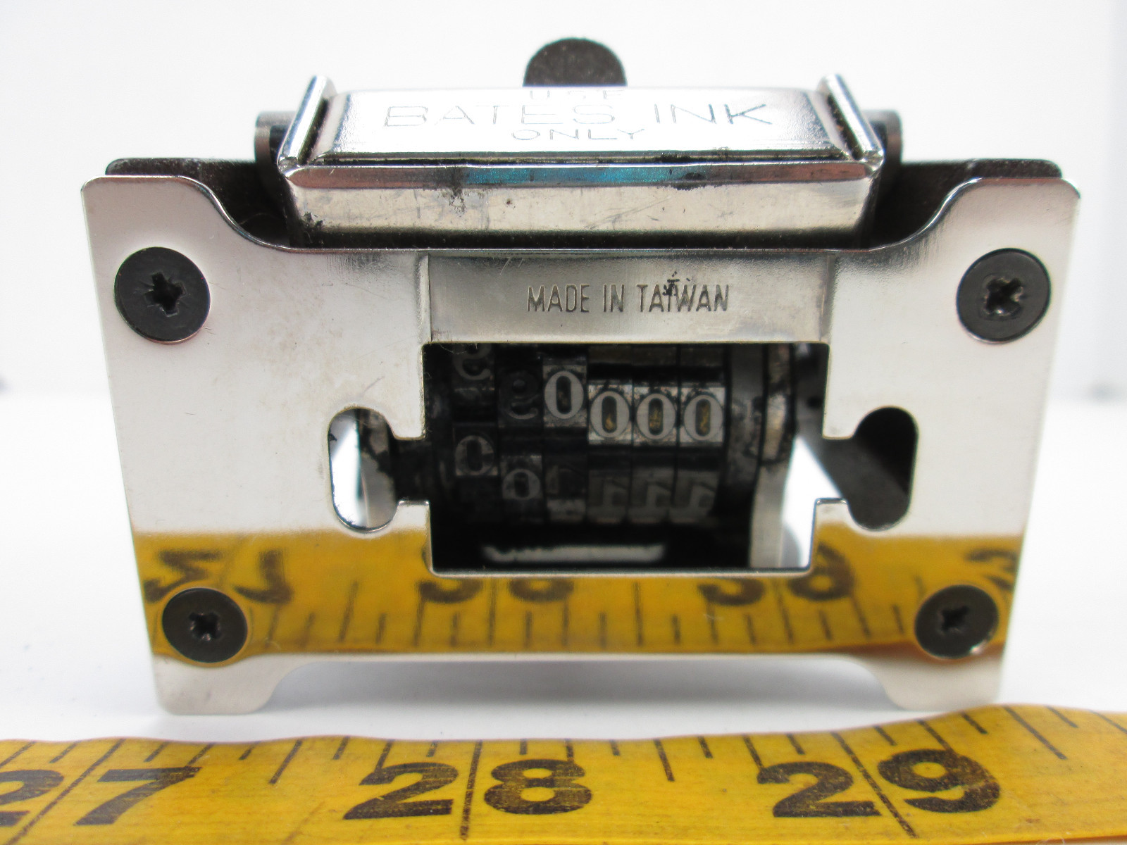 Bates Numbering Machine 6 Wheels Style E Multiple Movement Dup Con Tri Repeat T