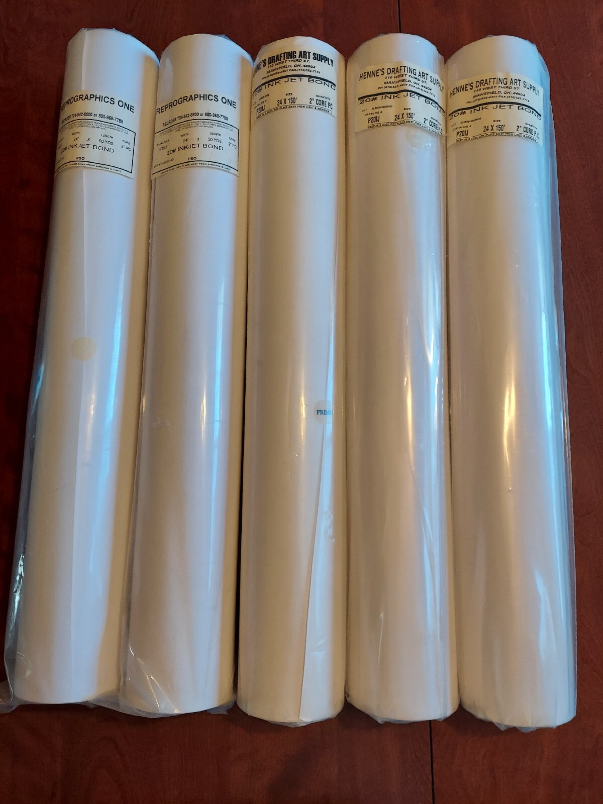 20# Inkjet Bond Paper 24″×150′