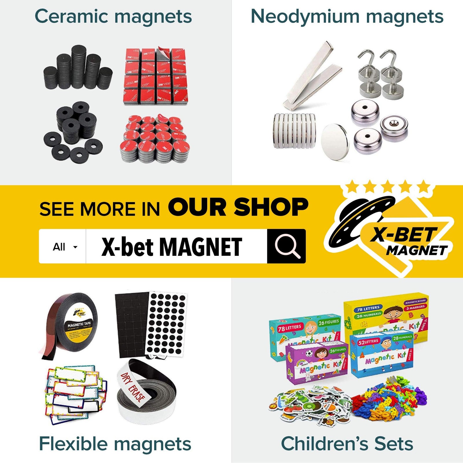 Printable Magnetic Sheets Each 8.5” x 11” Flexible Magnet Sheets Non
