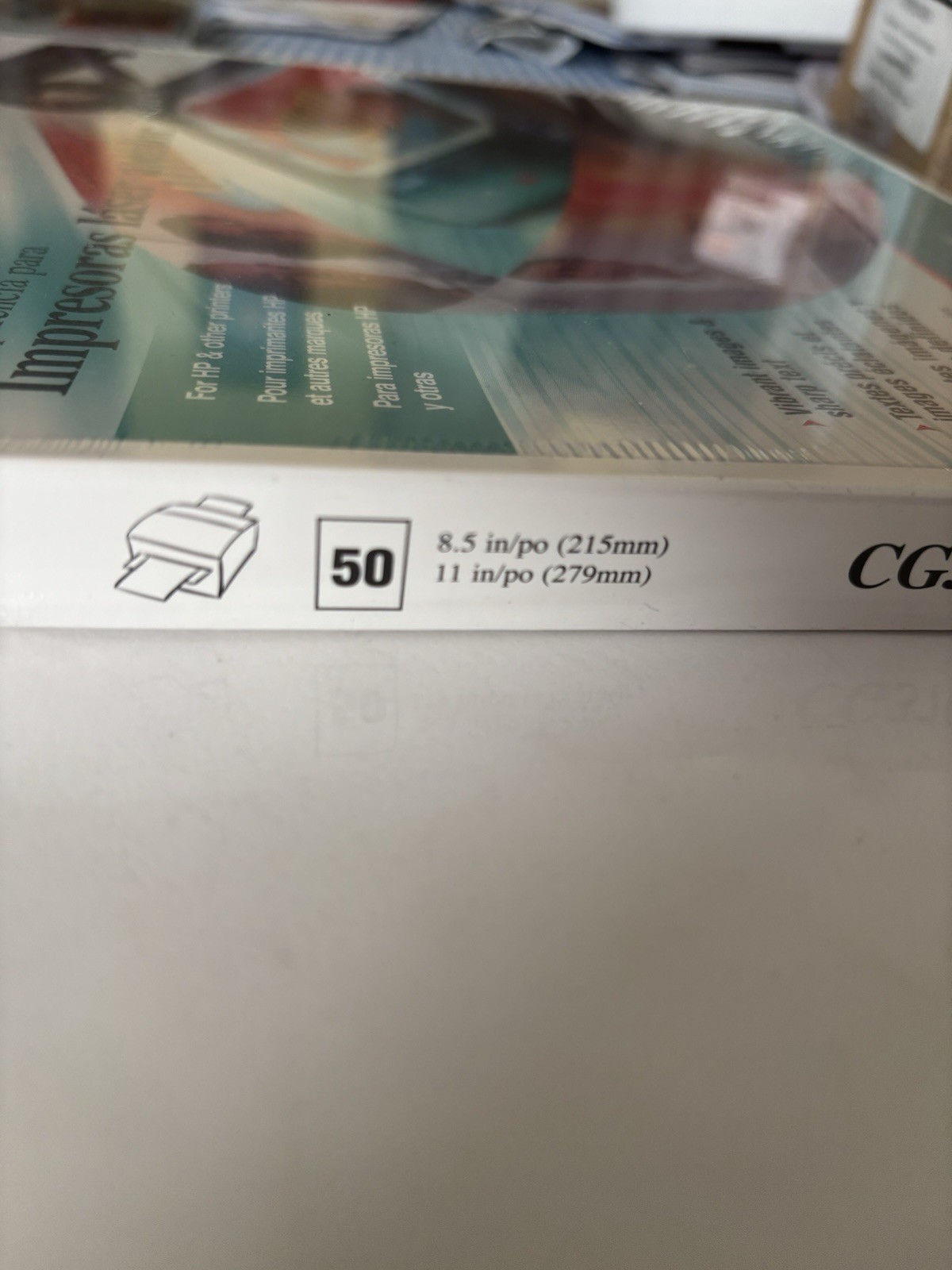 (NEW) 3M Transparency Film For Color Laser Printers CG3700 (50 Sheets)SEALED BOX