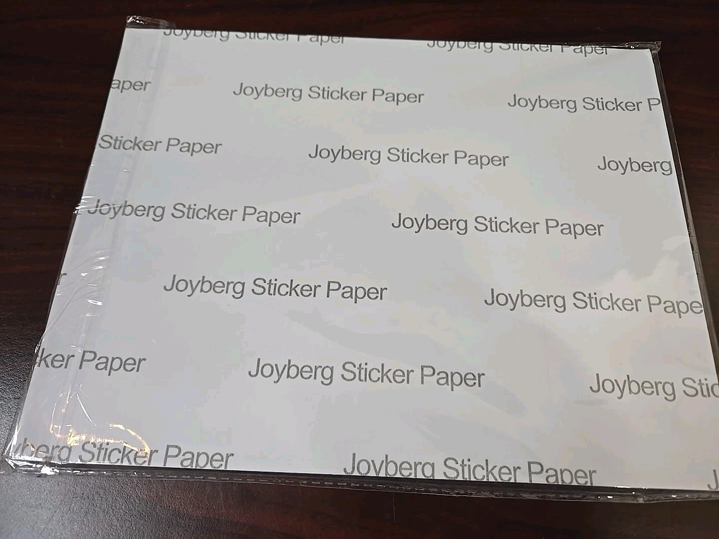 Printable Sticker Paper for Inkjet Printer, 40 Sheets 8.5”x11”, White