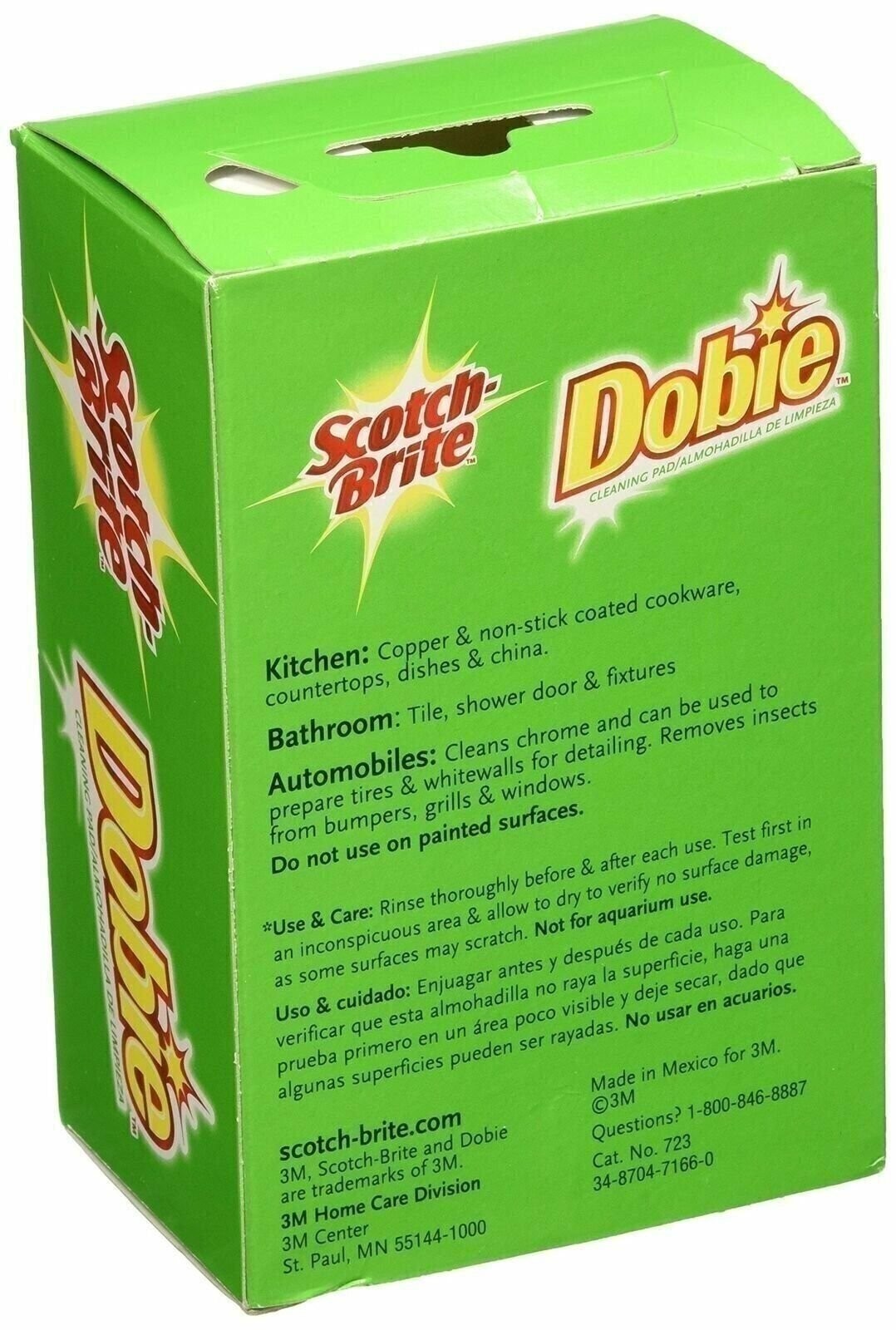 Scotch-Brite 3PK Dobie Cleaning Pad