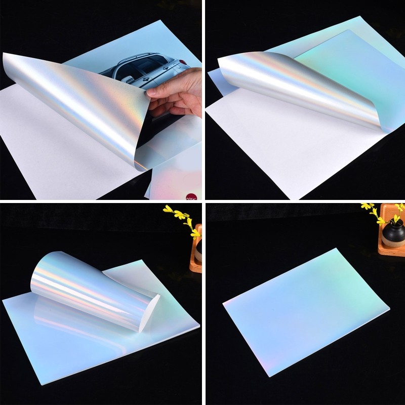20Pieces Transparent Overlay Lamination Sticker Paper Tear Resistant