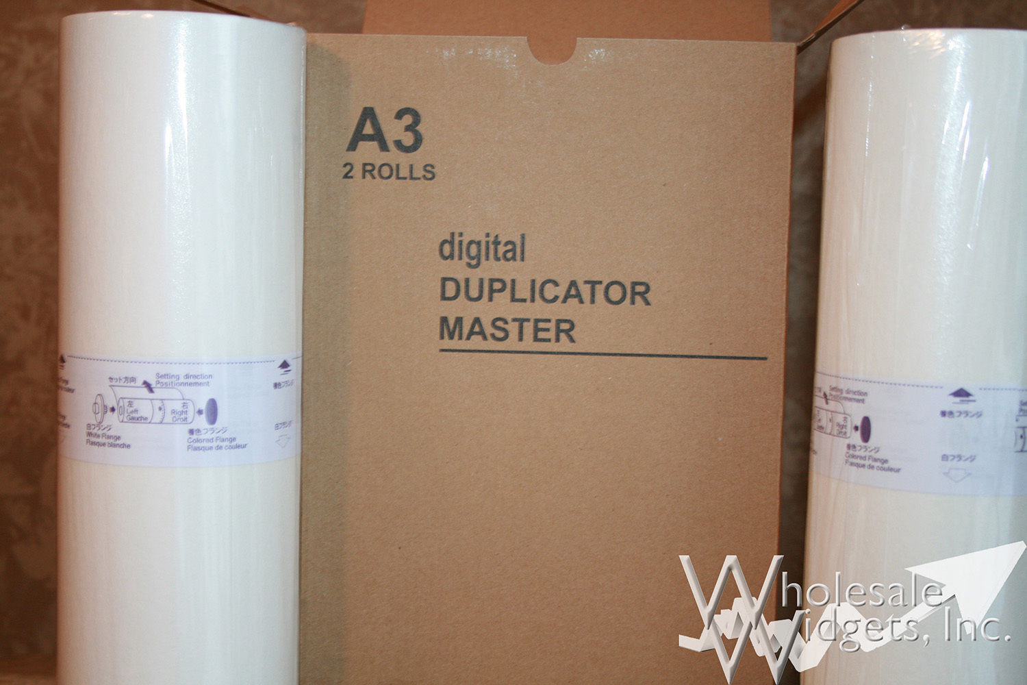 2 Master Rolls Compatible With Riso S-132 For Risograph GR 3710 3750 76W