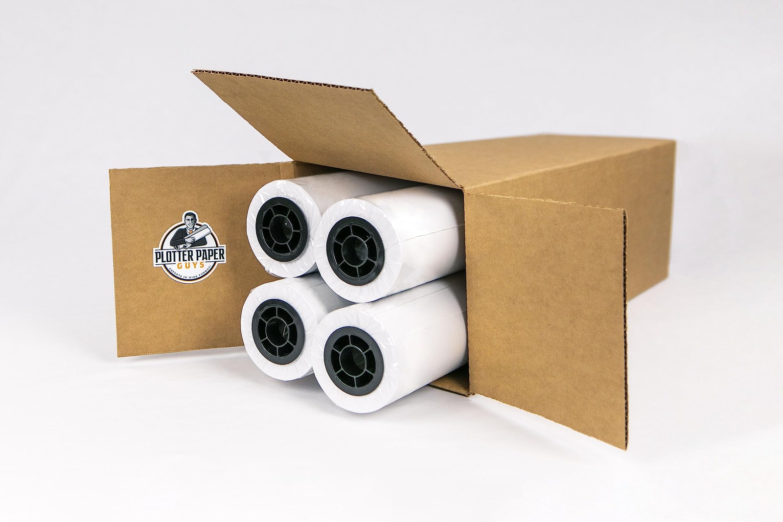20lb Uncoated Inkjet Bond Paper, 30″ x 150′, 2″ core, 4 rolls per box