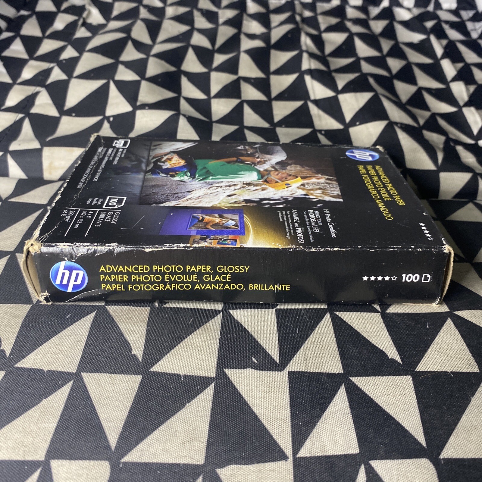 HP Advanced 4″x6″ 100 sheets Glossy Photo Paper Q6638A For All Inkjet New Sealed