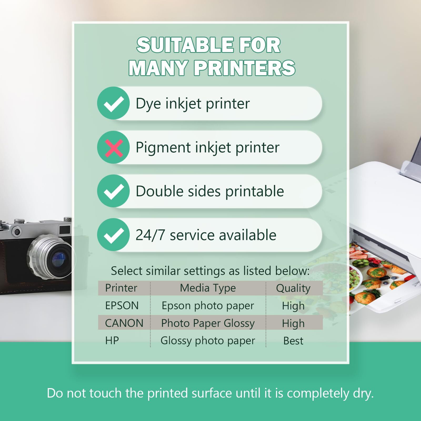 Double Sided Glossy Photo Paper 8.5 x11 Thick Glossy Paper for Cardstock 100 …