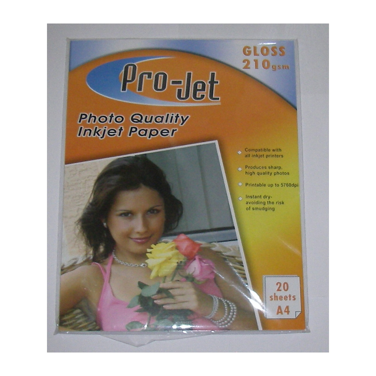 400 Sheets A4 Projet 210gsm Gloss Photo Paper