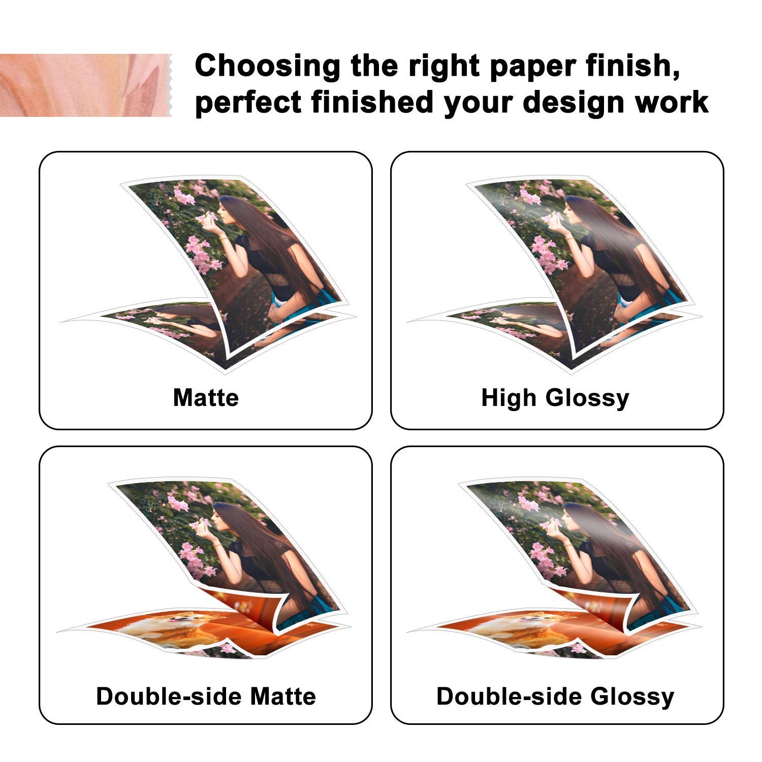Koala Thin Inkjet Paper 13×19 Inch Matte Photo Paper 6.5Mil 100 PCS Sheets