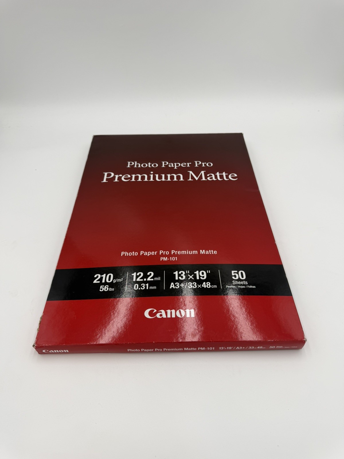 OPEN (48 Sheets) Canon PM-101 Matte Premium Photo Paper 13×19″