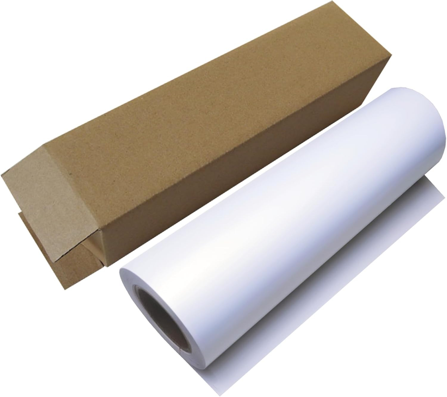 24″ X 1200″ (100 Ft) Printable Matte White Vinyl Sticker Paper Roll | Waterproof