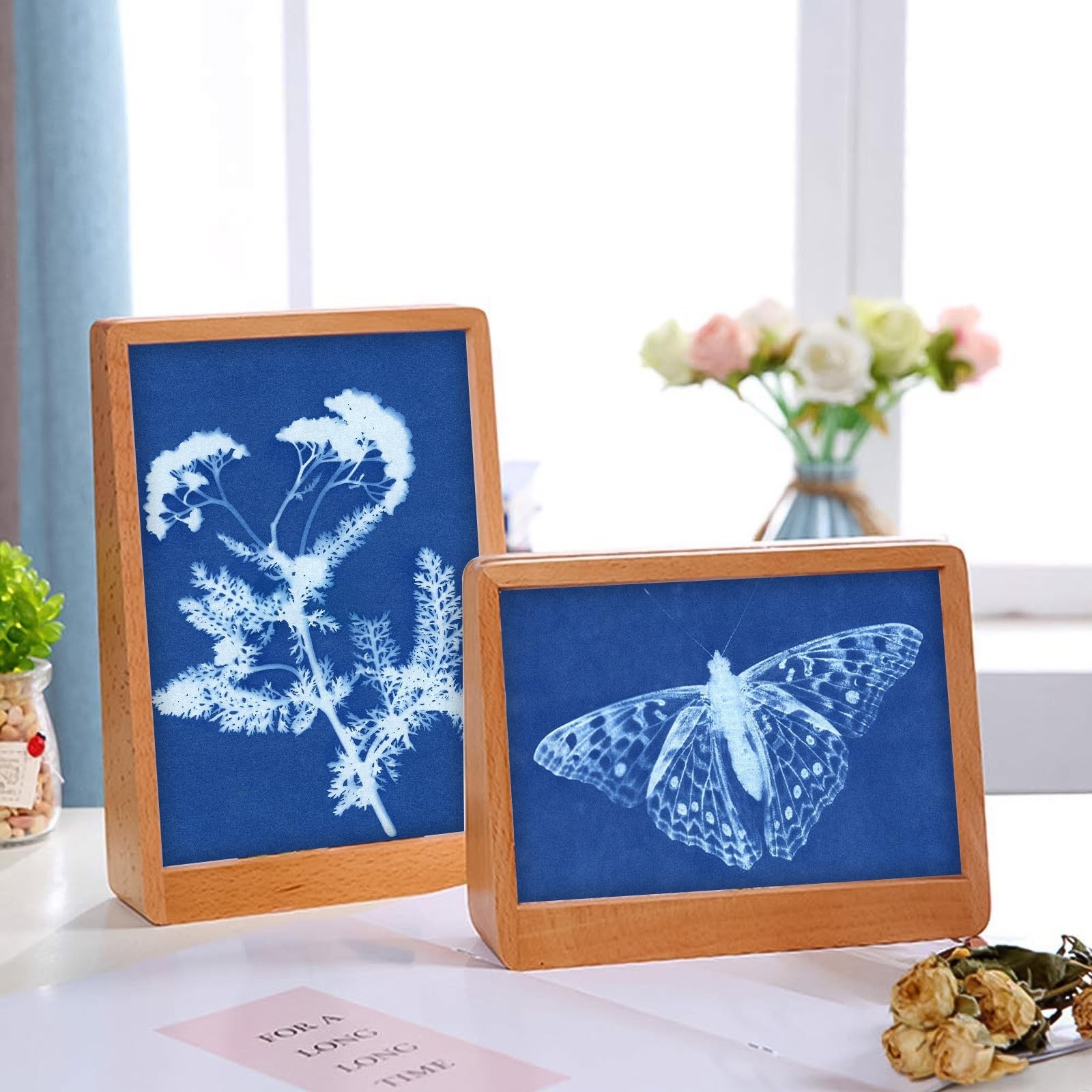 Cyanotype Sun Print Paper Kit – 100 Sheets A5 Solar Activated Art Supplies