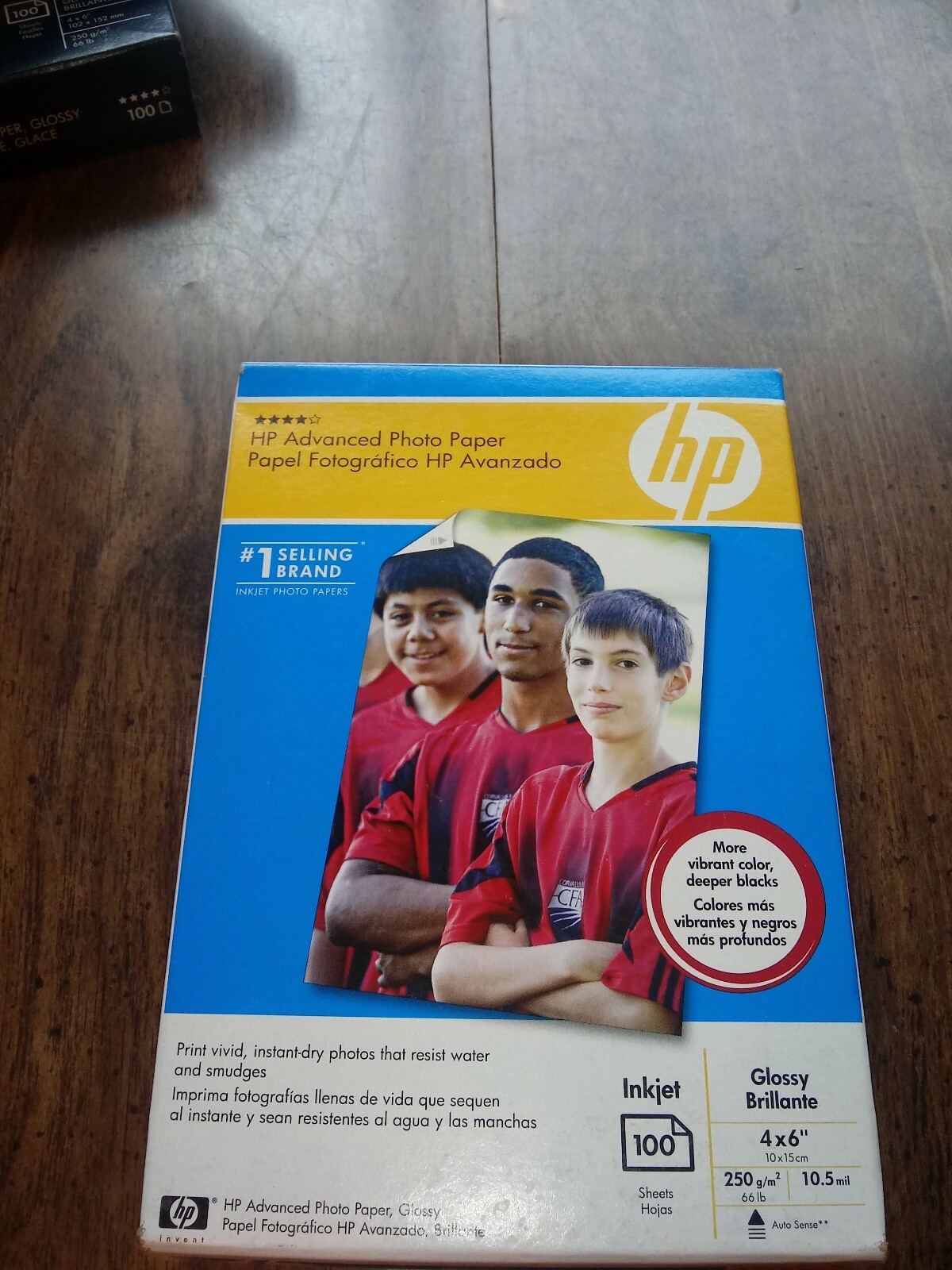 Brand New Hp Advanced Photo Paper 100 Glossy Glace Q6638A – 2 sealed 100 cts
