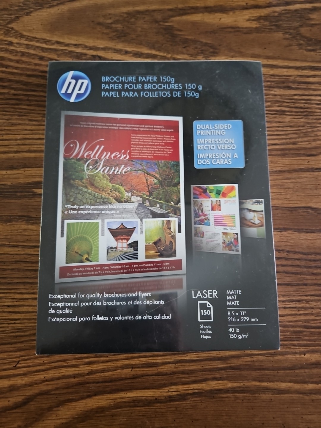 HP Q6543A_40 Matte Paper 8.5 X 11″
