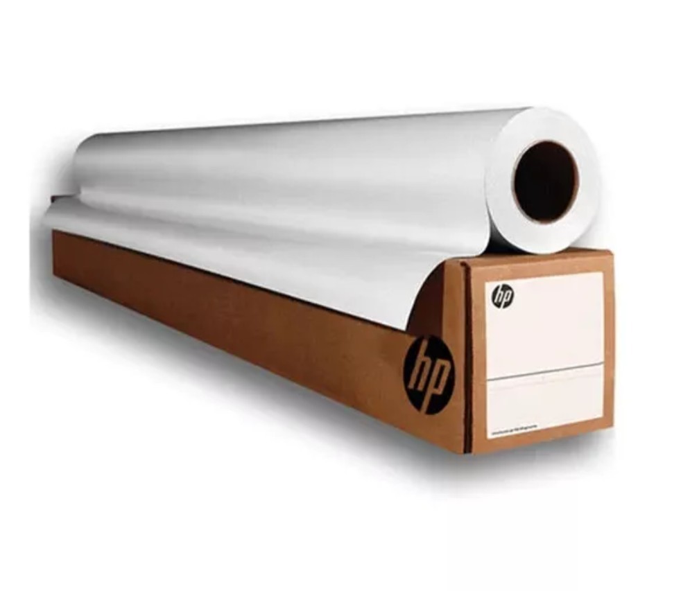 HP Bright White Inkjet Paper 24″ x 150 ft Roll C1860A Designjet 4.7 mil, 2″ Core