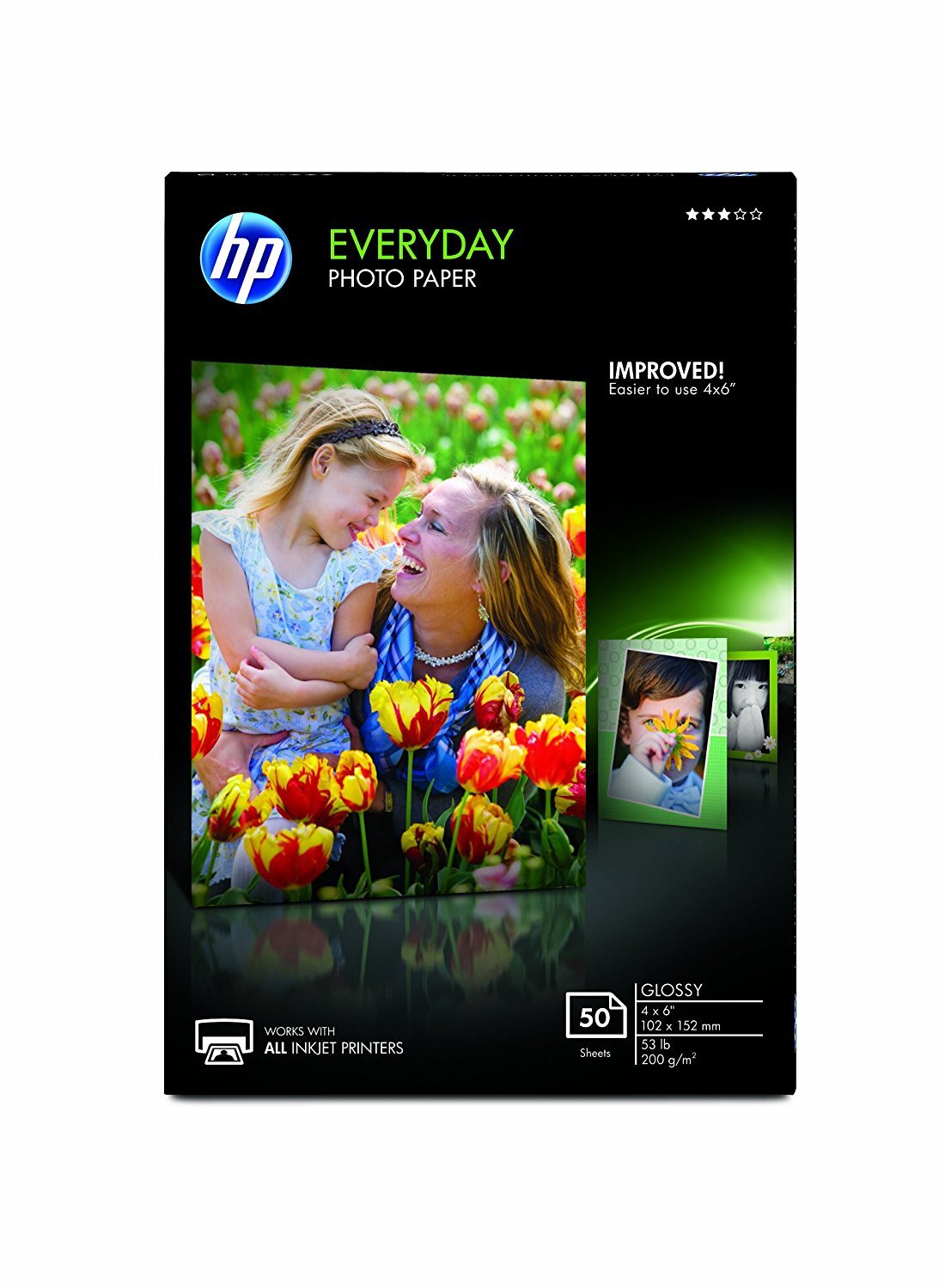 HP Everyday Photo Paper Pack CR758A 4X6 Glossy 50 Sheets