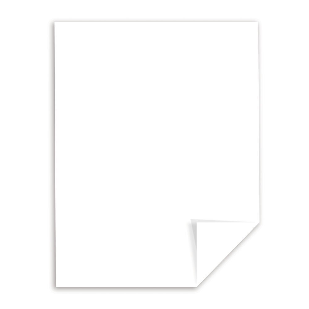 White Card Stock 250 Pack Smooth Surface for Inkjet Laser Printing Acid Free