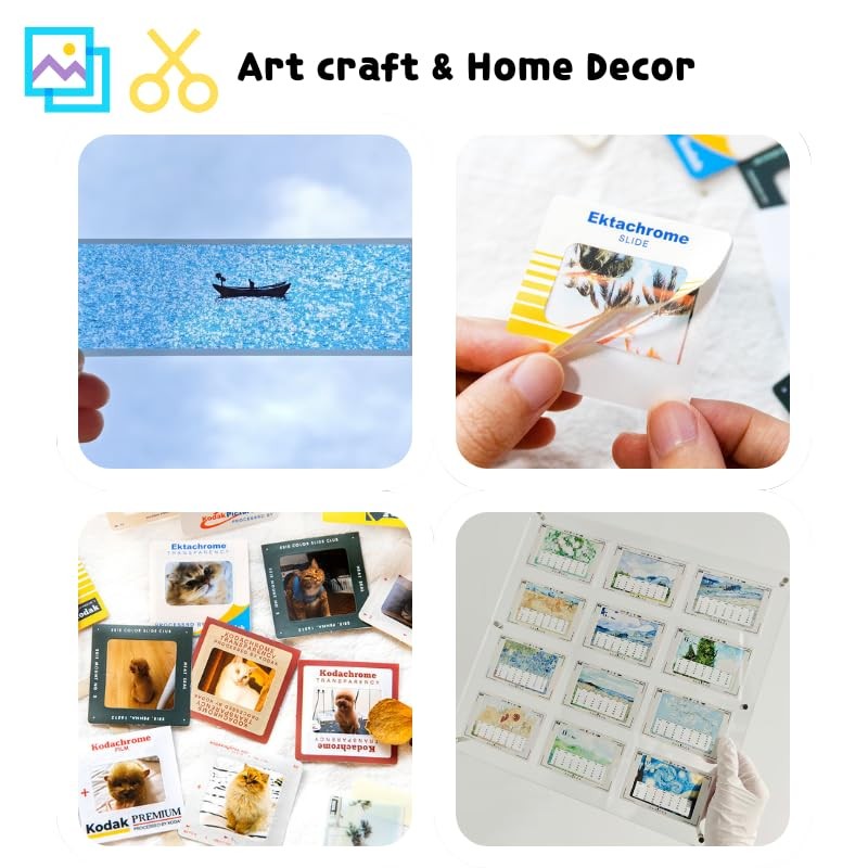 50 PCS Inkjet Transparency Film 8.5×11 Inch Screen Printing Clear Art Paper