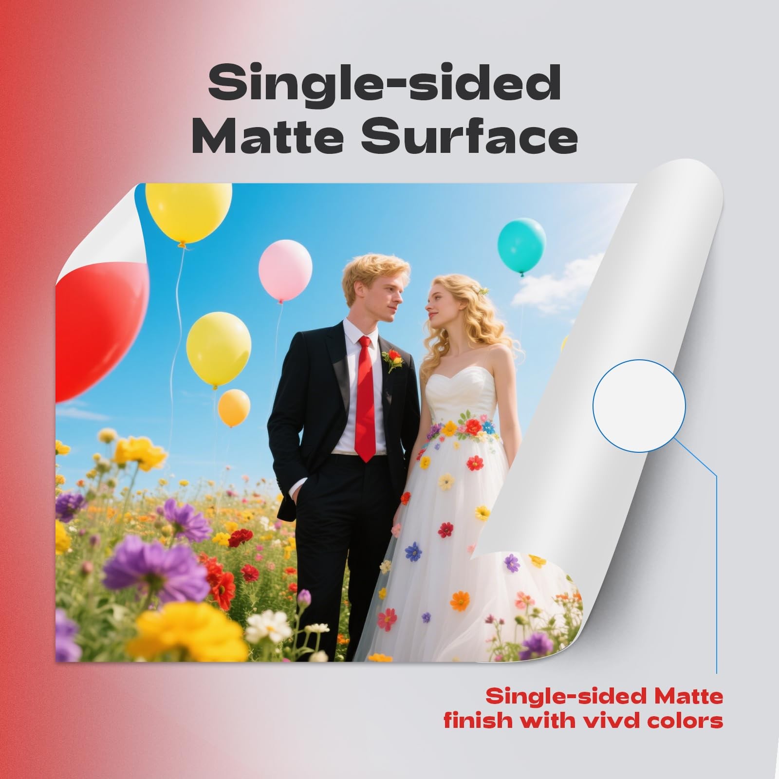120 Sheets Thin Matte Presentation Photo Paper tabloid paper 11×17 inches 35l…
