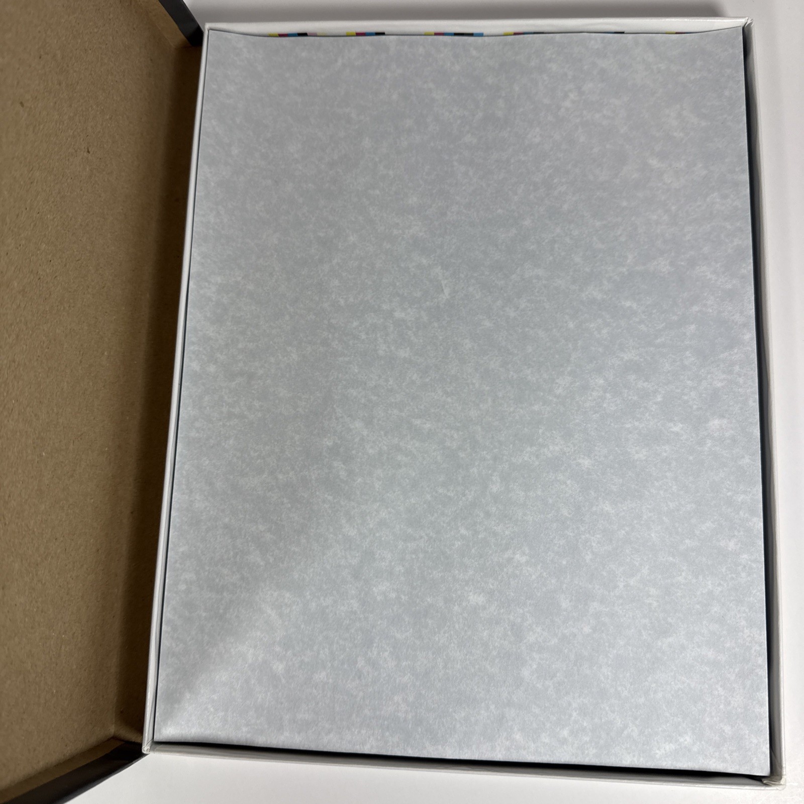 24 lb SOUTHWORTH 8.5 in x 11 in Parchment Special Paper (Blue) OPEN PARTIAL BOX