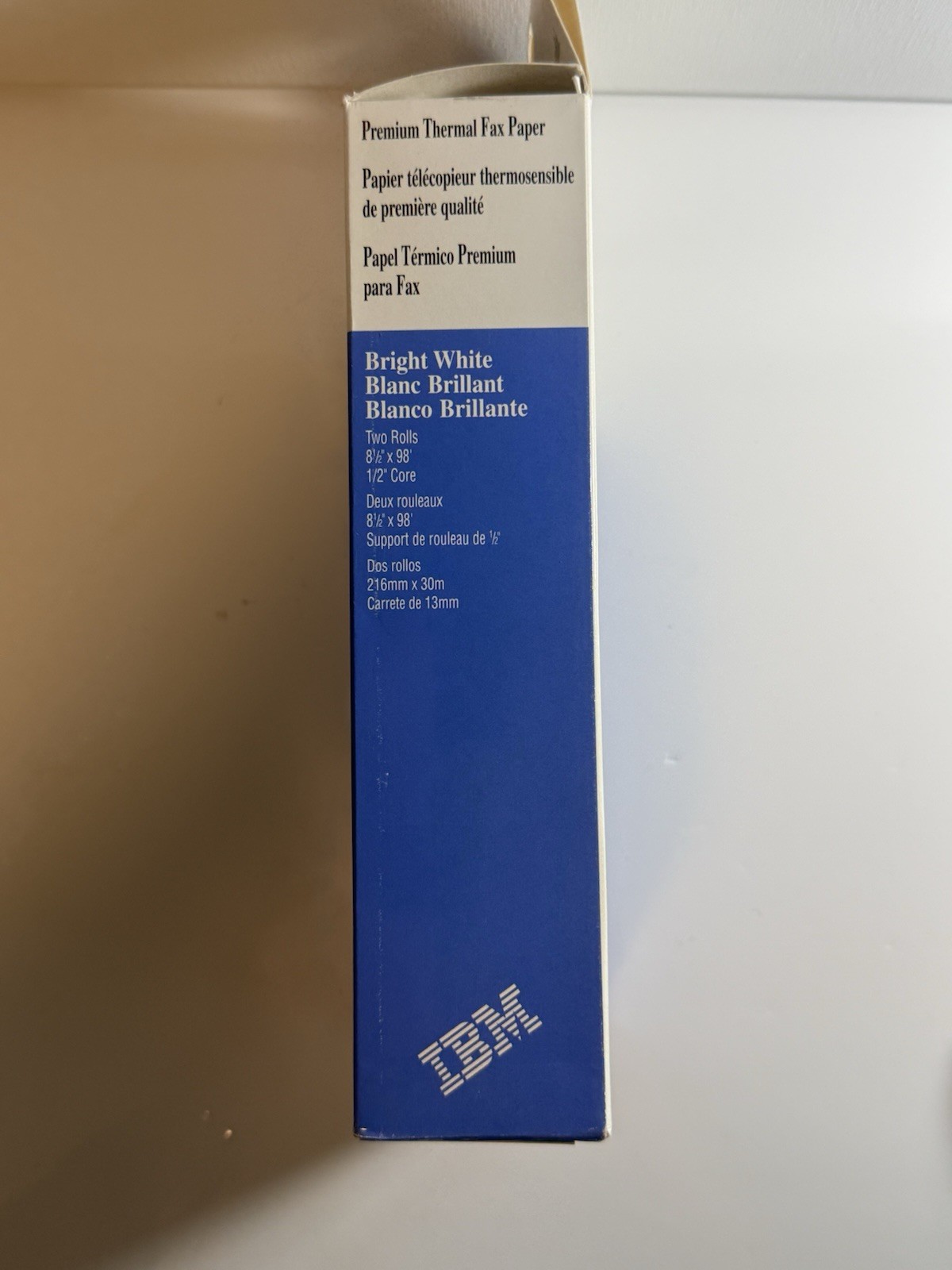 IBM PC Compact Printer Paper Thermal Paper 8 1/2 wide 30m Long Roll – 2 Rolls