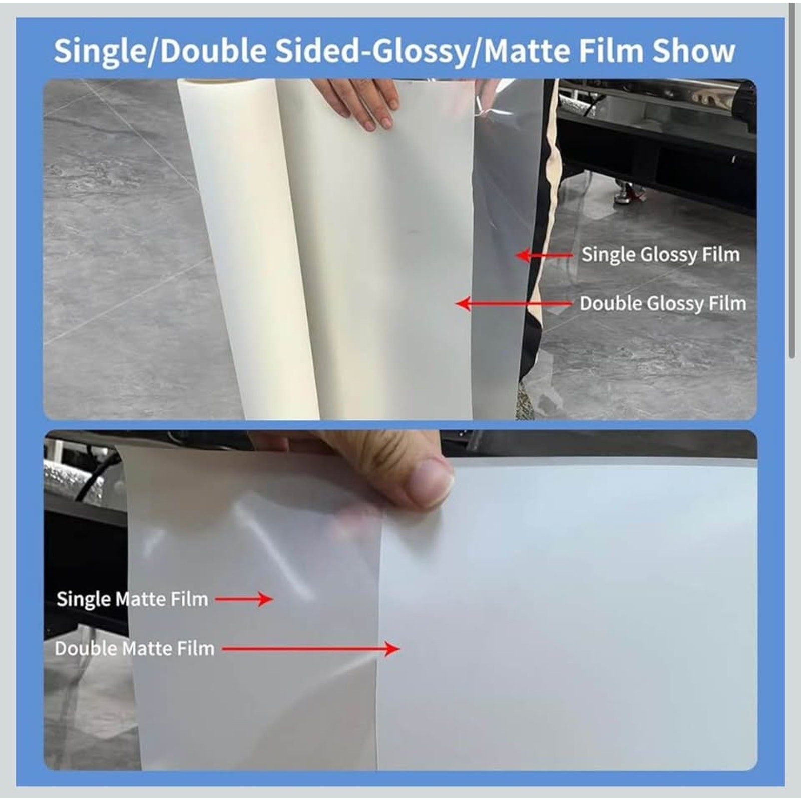 DTF Transfer Film Roll 11.8” x 328ft – Matte