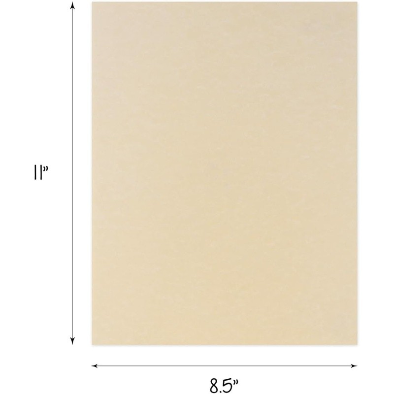 Craft Parchment Paper 8.5×11 Laser Inkjet Compatible Acid Free Durable 30 Sheets