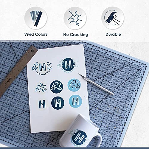 Waterslide Decal Paper Inkjet Clear White Bundle 40 Sheets A4 For Ceramics