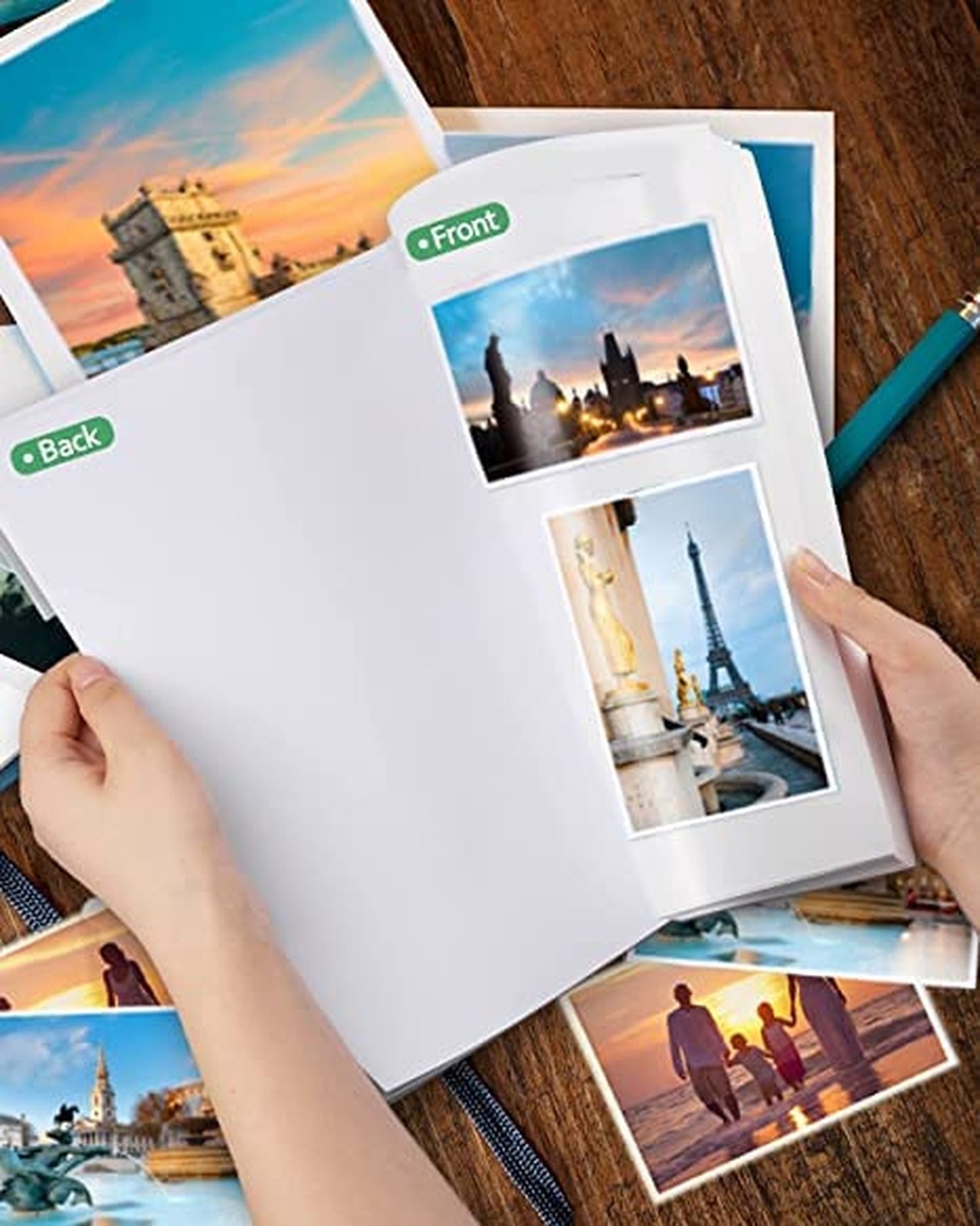 Gwybkq Glossy Printable Vinyl Sticker Paper for Inkjet Printer 150 Sheets 8.5…
