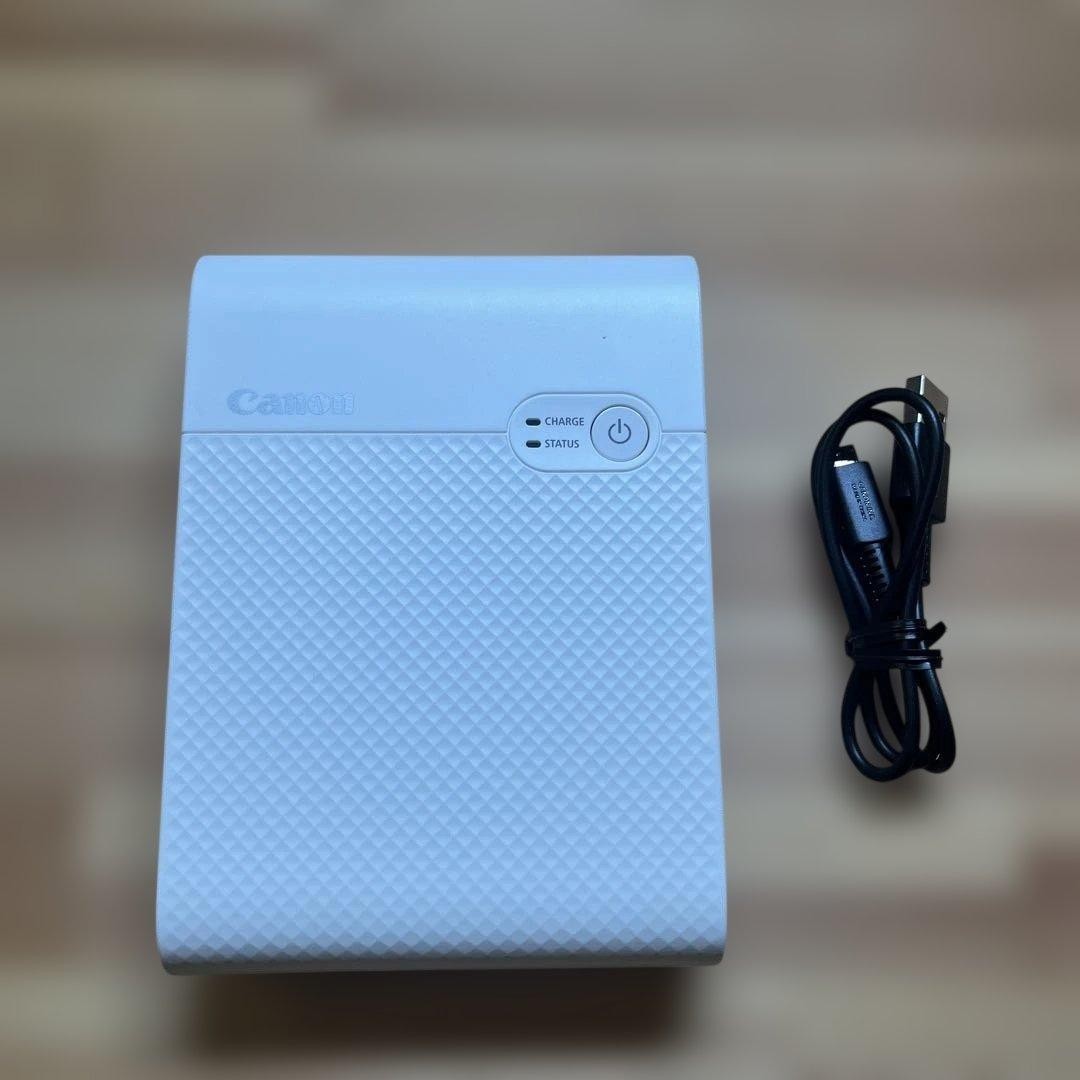 Canon SELPHY Square QX10 Smartphone Printer White w/Box From Japan