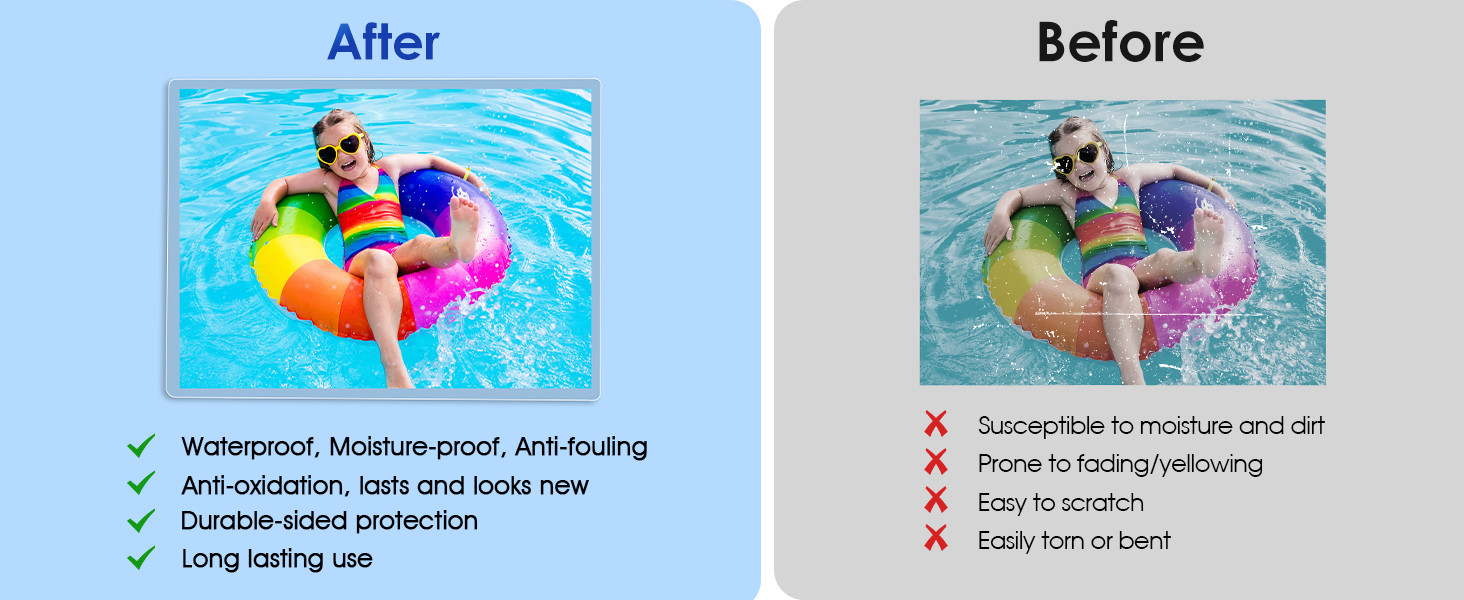 30 Pack Laminating Sheets, Hold 8.5 x 11 Inches, 3 Mil Thermal Laminating