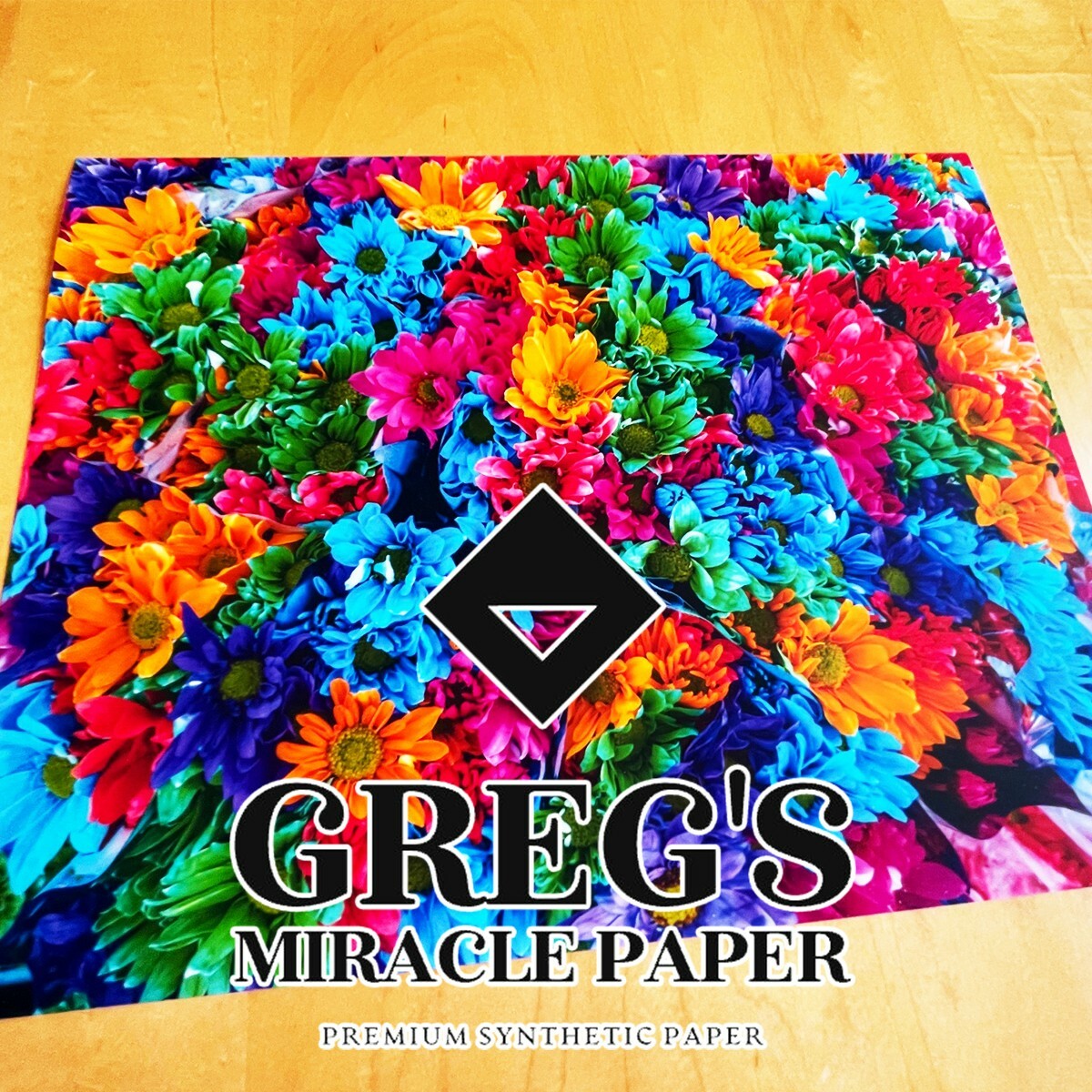 Greg’s Miracle Paper – 100 sheets of synthetic paper for inkjet printing 8.5×11