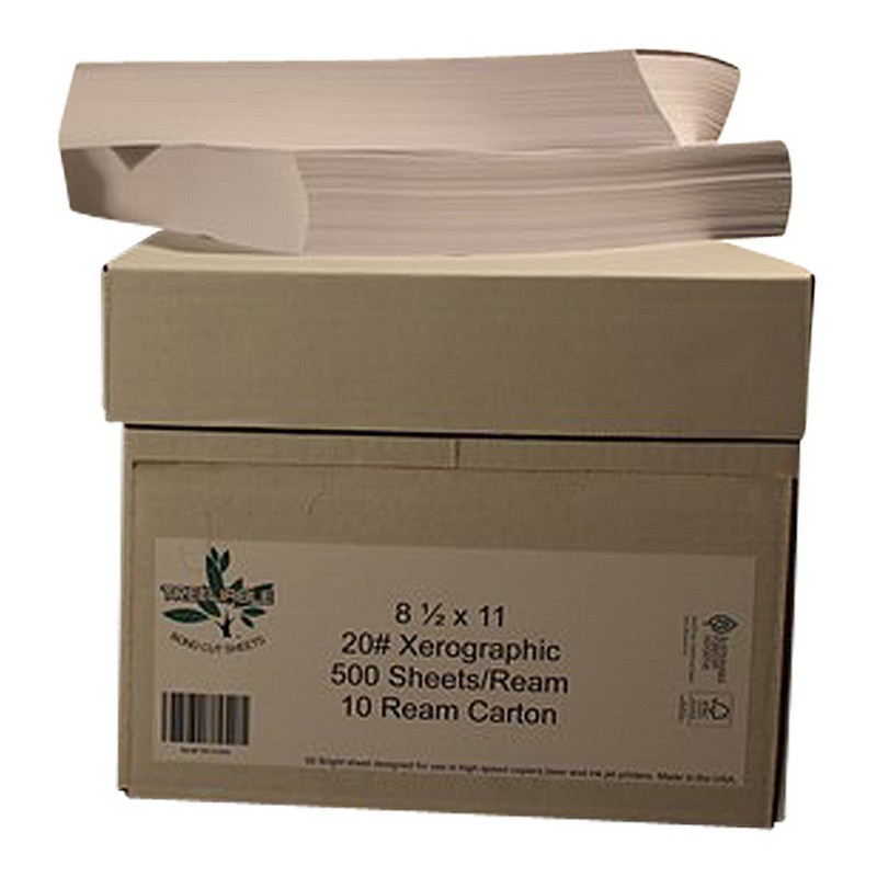 8-1/2″ x 11″ Blue 20# Stock Non-Impact Laser & Copier Paper (Carton of 5000)