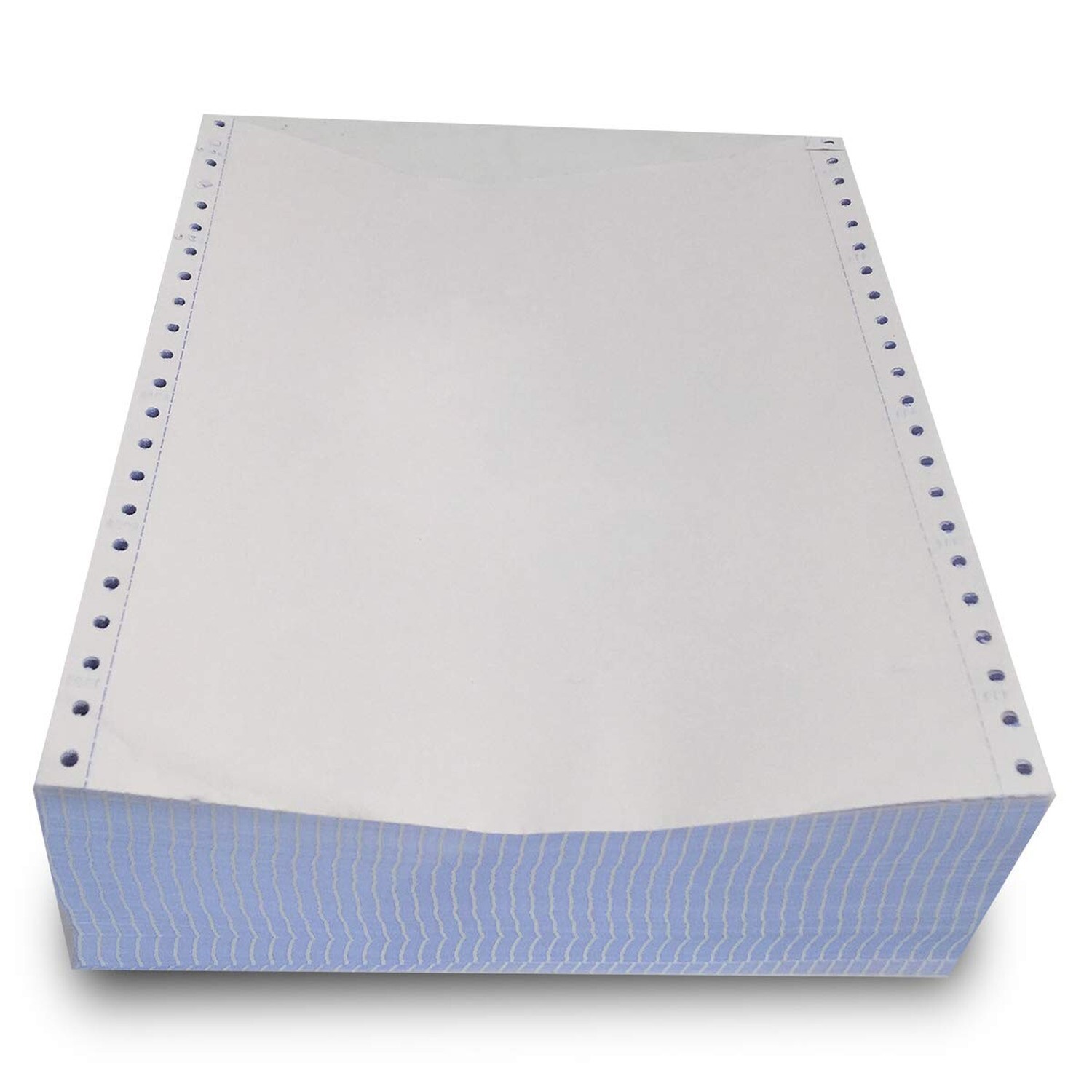 FirstZi Blank 9.5×11 Inches Continuous Feed Computer Paper Fanfold for Dot Ma…