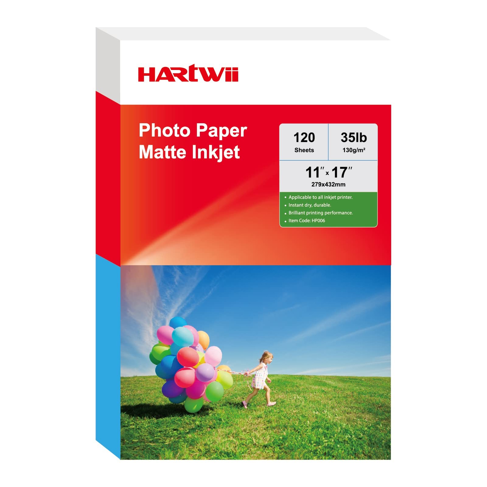 120 Sheets Thin Matte Presentation Photo Paper tabloid paper 11×17 inches 35l…