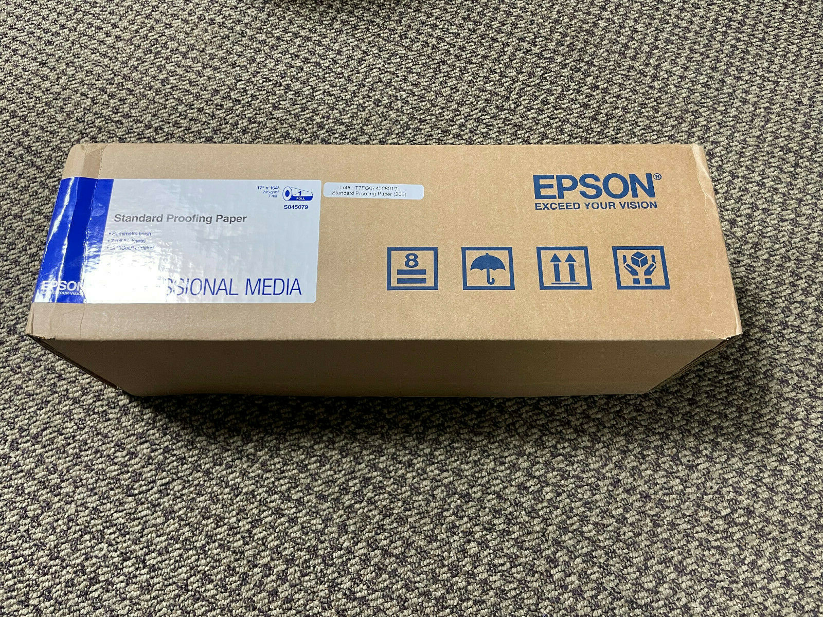 Epson Standard Proofing Paper (205) (17″ x 164′ Roll) S045079