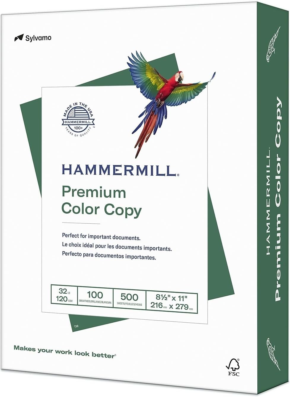 High-Quality 32 lb Color Copy Paper – 8.5″x11″, 100 Brightness, 500 Sheets