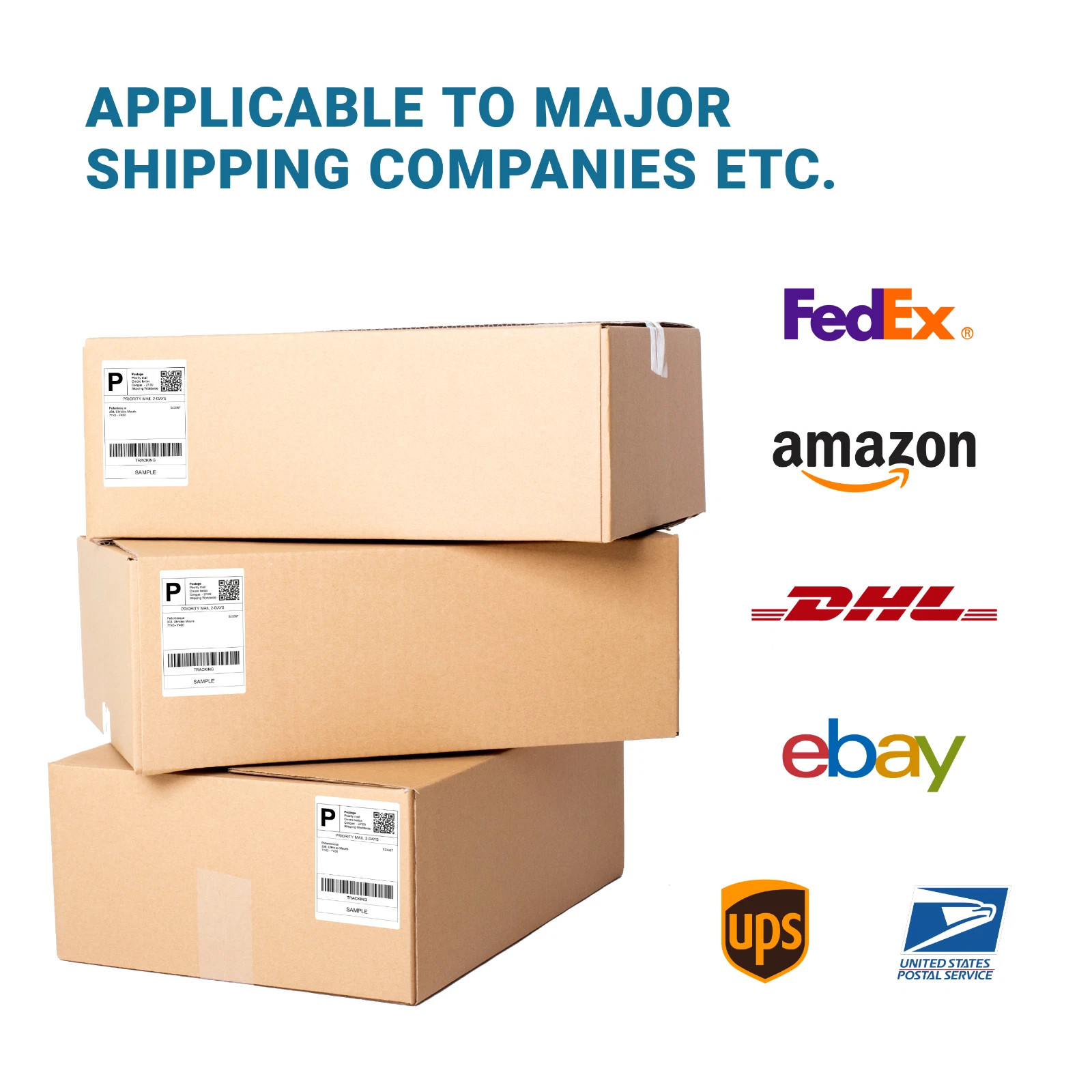 500/1000PCS 4″ x 6″ Direct Thermal Shipping Label fit for VRETTI MUNBYN Phomemo