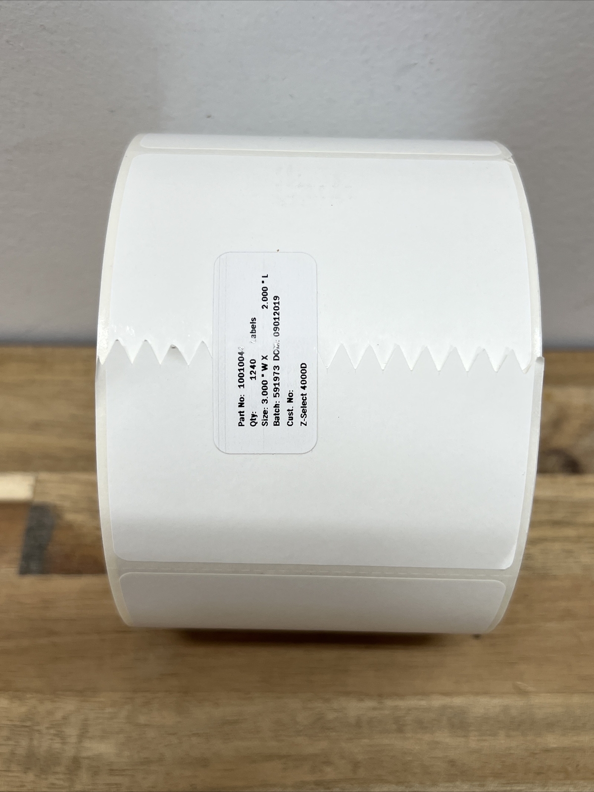 Zebra 10010044 Z-Select 4000D 2×3 Inch Direct Thermal; 1240 Labels/Roll Free Shi