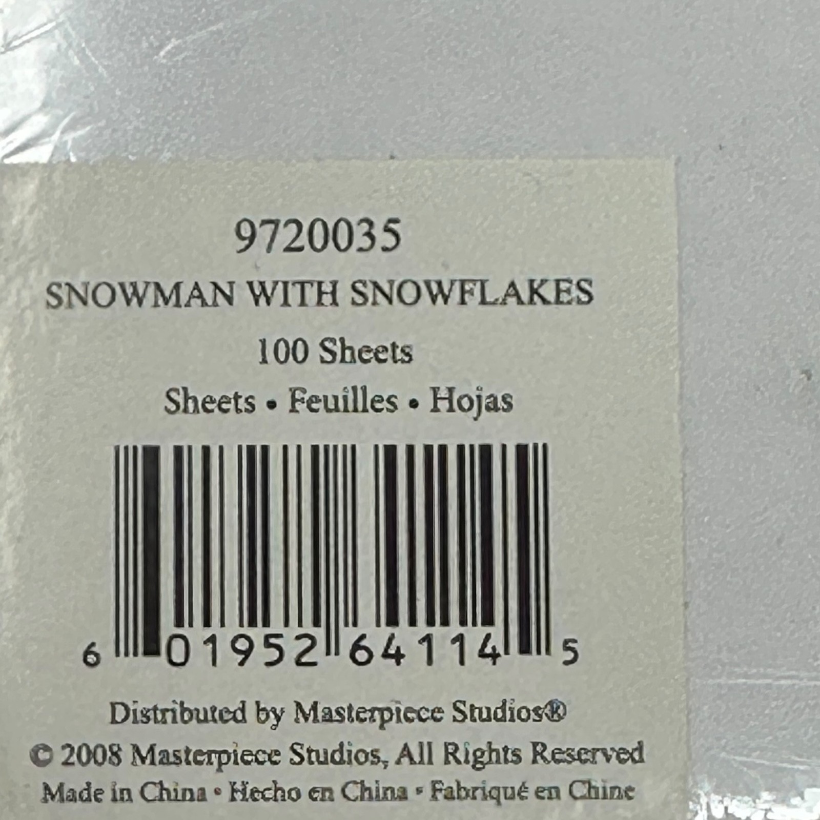Great Papers Letterhead Snowflakes Snowman 100 Count Inkjet Copier Printer Paper