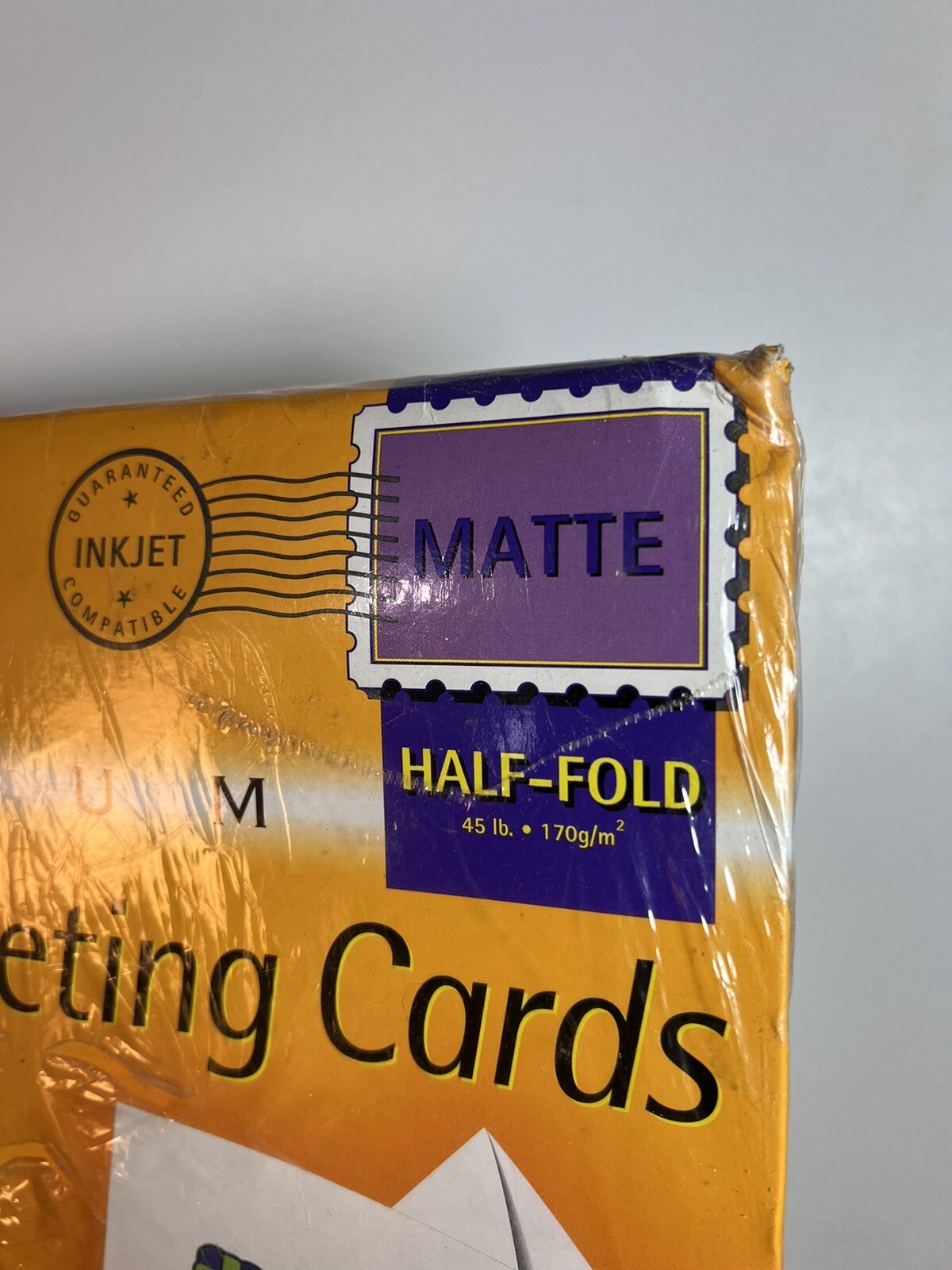 Kodak Premium Matte Half-Fold Greeting Cards 20 Cards and Envelope, Inkjet NEW